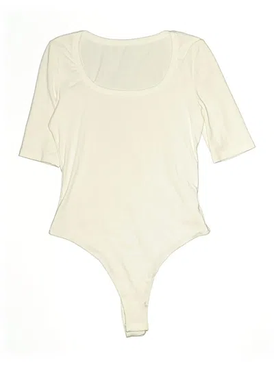 Pre-owned Shein Bodysuit In Ivory