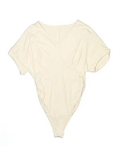 Pre-owned Shein Bodysuit In Ivory