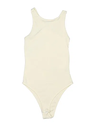 Pre-owned Shein Bodysuit In Ivory