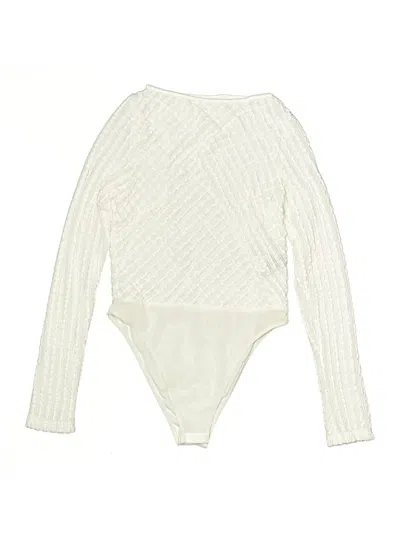 Pre-owned Shein Bodysuit In Ivory