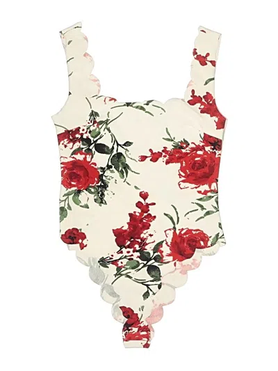 Pre-owned Shein Bodysuit In Ivory