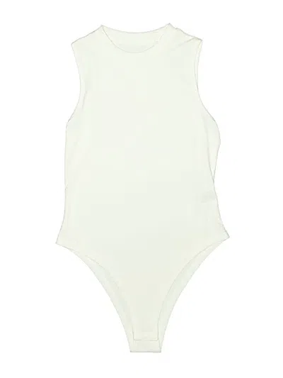 Pre-owned Shein Bodysuit In Ivory