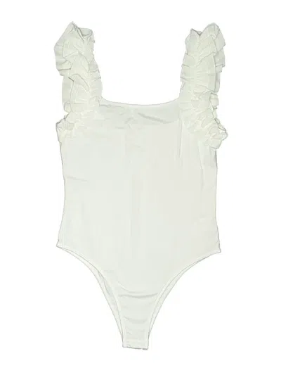 Pre-owned Shein Bodysuit In Ivory