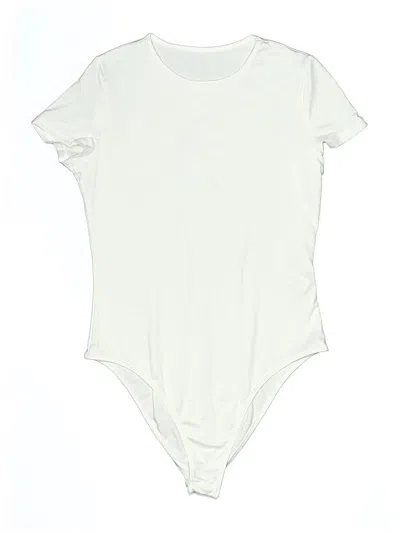 Pre-owned Shein Bodysuit In Ivory