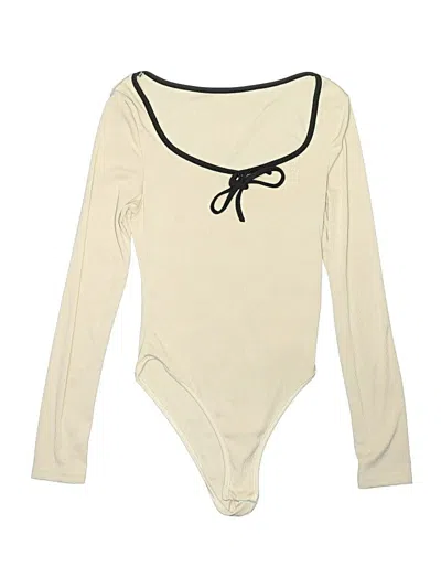 Pre-owned Shein Bodysuit In Ivory
