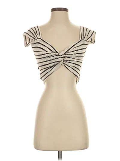 Pre-owned Shein Bodysuit In Ivory