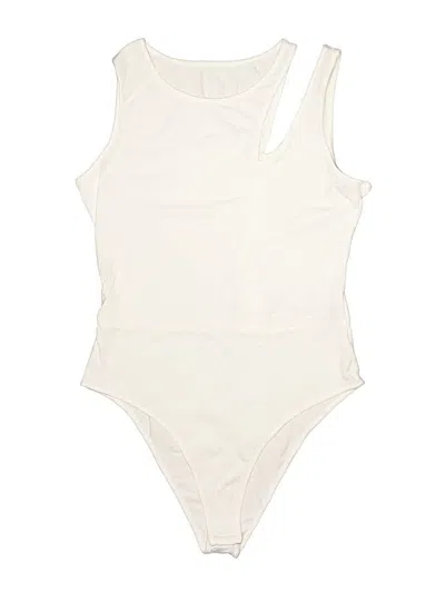 Pre-owned Shein Bodysuit In Ivory
