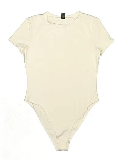 Pre-owned Shein Bodysuit In Ivory