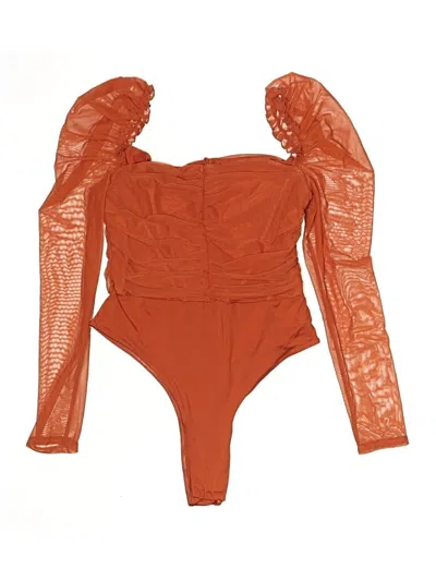 Pre-owned Shein Bodysuit In Orange