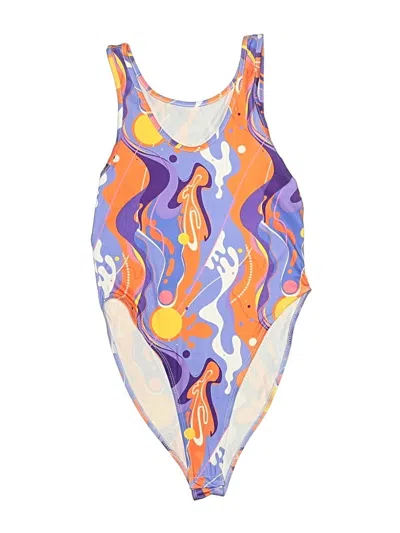 Pre-owned Shein Bodysuit In Orange