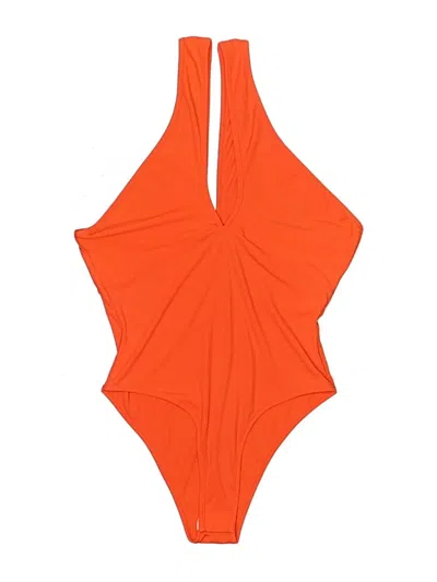 Pre-owned Shein Bodysuit In Orange