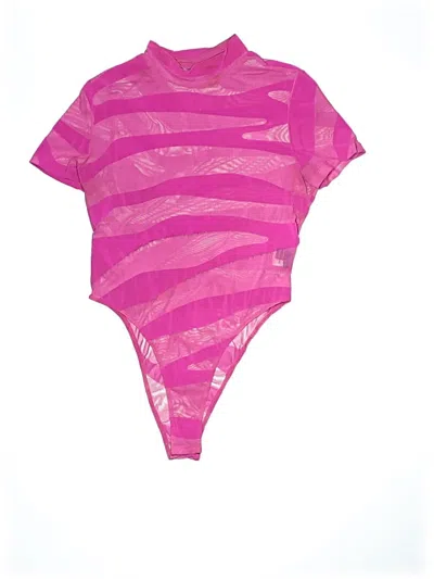 Pre-owned Shein Bodysuit In Pink