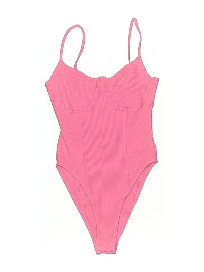 Pre-owned Shein Bodysuit In Pink
