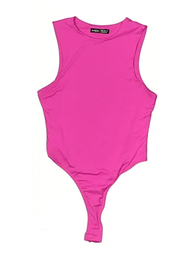 Pre-owned Shein Bodysuit In Pink