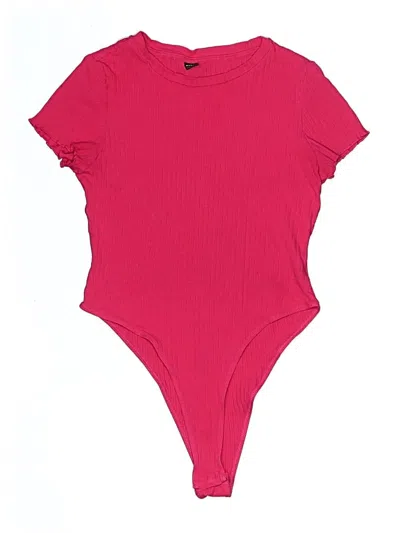 Pre-owned Shein Bodysuit In Pink