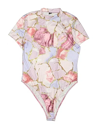Pre-owned Shein Bodysuit In Pink