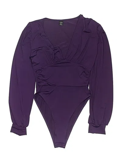 Pre-owned Shein Bodysuit In Purple