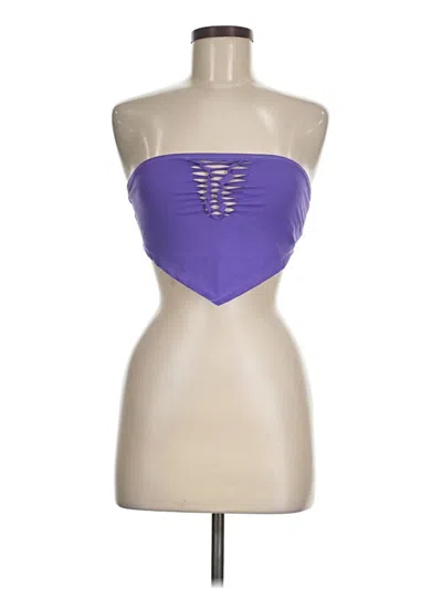 Pre-owned Shein Bodysuit In Purple