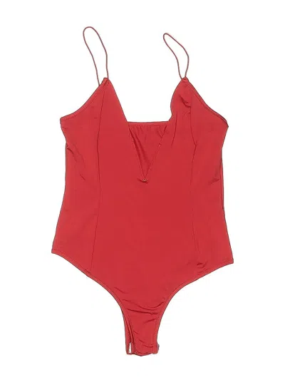 Pre-owned Shein Bodysuit In Red