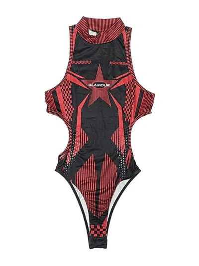 Pre-owned Shein Bodysuit In Red