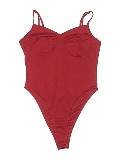 Pre-owned Shein Bodysuit In Red