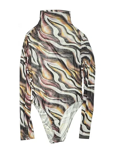 Pre-owned Shein Bodysuit In Silver