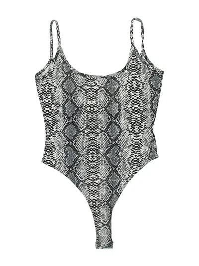 Pre-owned Shein Bodysuit In Silver