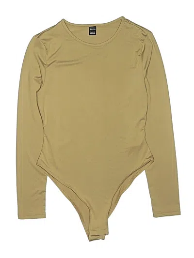 Pre-owned Shein Bodysuit In Tan