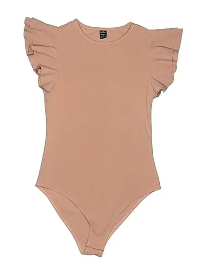 Pre-owned Shein Bodysuit In Tan