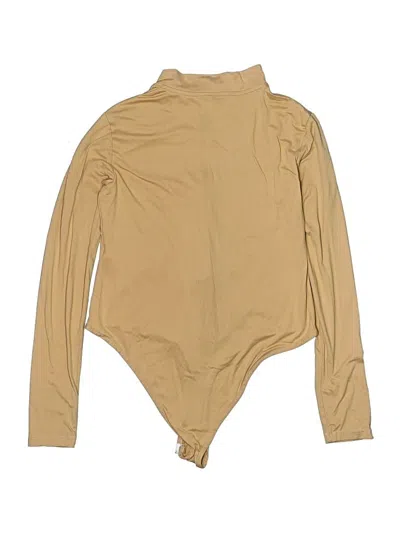 Pre-owned Shein Bodysuit In Tan
