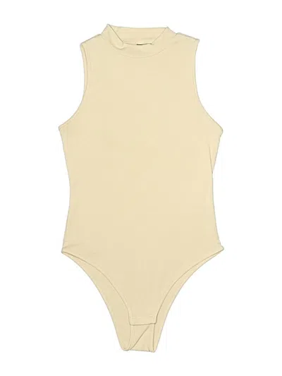 Pre-owned Shein Bodysuit In Tan