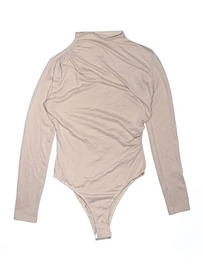 Pre-owned Shein Bodysuit In Tan