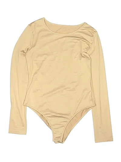 Pre-owned Shein Bodysuit In Tan
