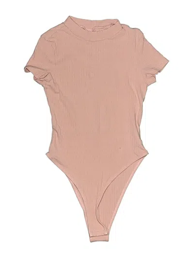 Pre-owned Shein Bodysuit In Tan
