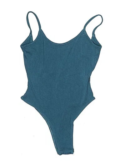 Pre-owned Shein Bodysuit In Teal