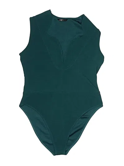 Pre-owned Shein Bodysuit In Teal