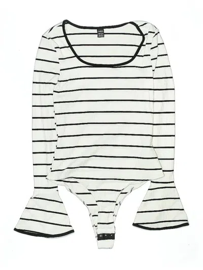 Pre-owned Shein Bodysuit In White