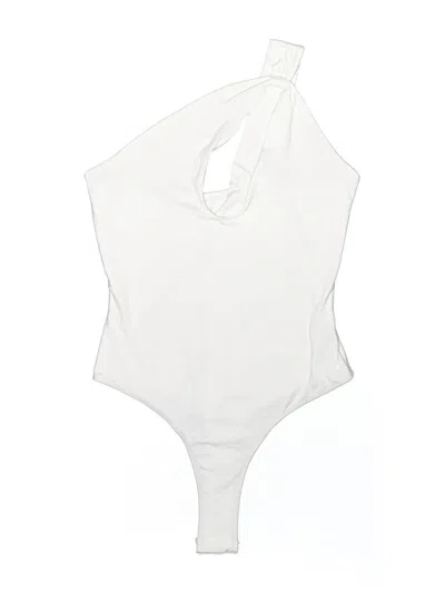 Pre-owned Shein Bodysuit In White