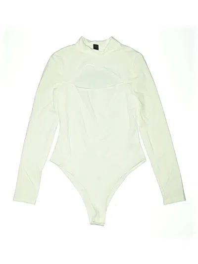 Pre-owned Shein Bodysuit In White