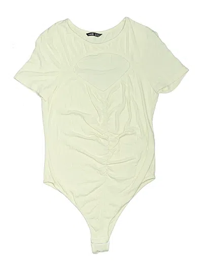 Pre-owned Shein Bodysuit In White