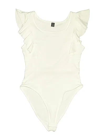 Pre-owned Shein Bodysuit In White