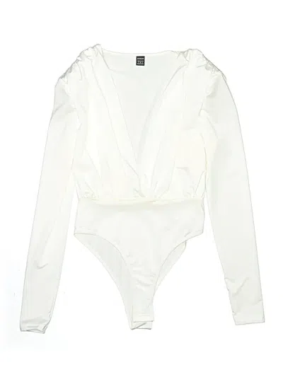 Pre-owned Shein Bodysuit In White