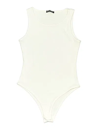Pre-owned Shein Bodysuit In White