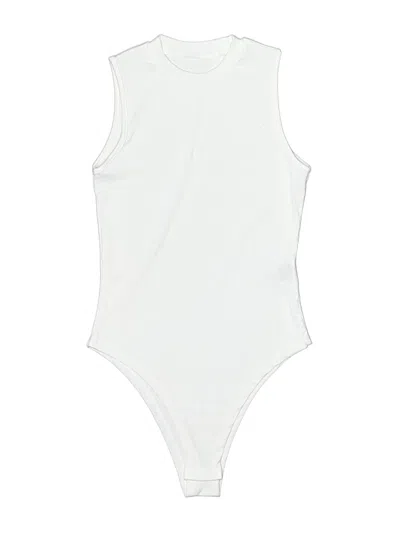 Pre-owned Shein Bodysuit In White