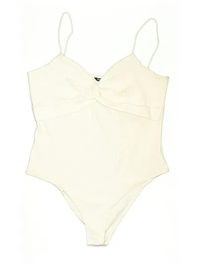 Pre-owned Shein Bodysuit In White