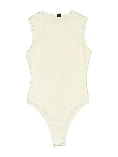 Pre-owned Shein Bodysuit In White