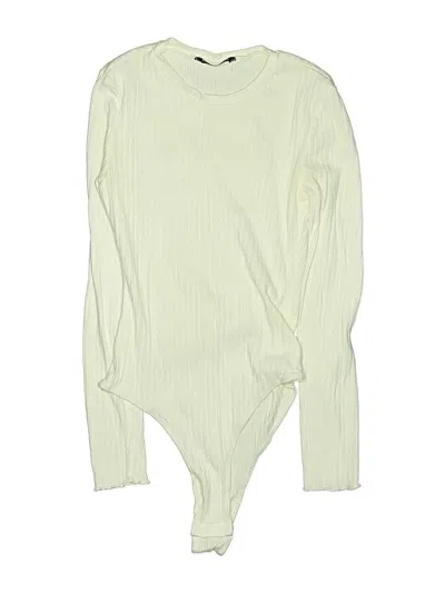 Pre-owned Shein Bodysuit In White