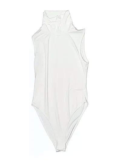 Pre-owned Shein Bodysuit In White