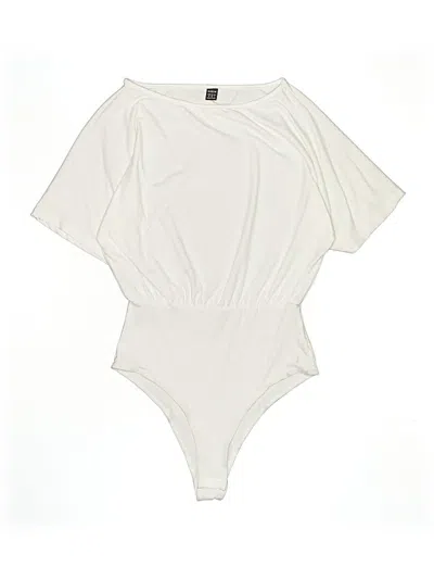 Pre-owned Shein Bodysuit In White