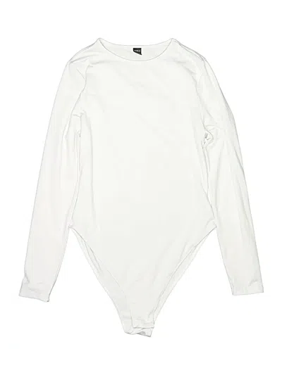 Pre-owned Shein Bodysuit In White